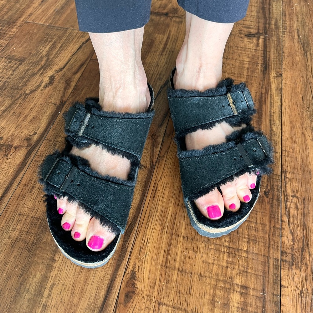 Arizona Shearling Sandals